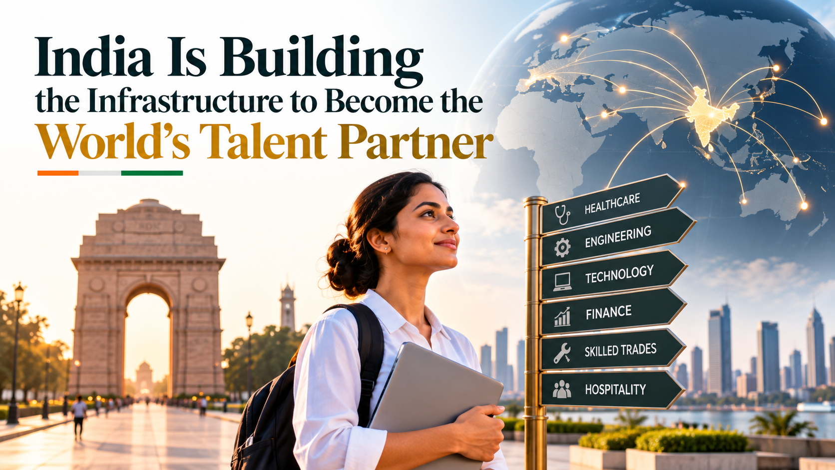 Indian professionals and healthcare workers connecting with Italian employers through an international staffing pipeline